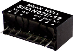 Mean Well SPAN02E-12 DC/DC-convertermodule 167 mA 2 W Aantal uitgangen: 1 x Inhoud 1 stuk(s)