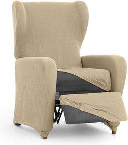 Hoes voor stoel met aparte poten Eysa ULISES Beige 90 x 100 x 75 cm