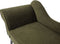 BIARRITZ - Chaise longue - Olijfgroen - Linkerzijde - Polyester