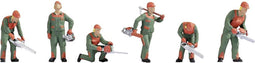 NOCH 0036061 N Bosbouwarbeiders figuren Geverfd, Staand