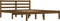 vidaXL - Bedframe - massief - grenenhout - honingbruin - 120x190 - cm