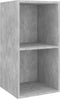 vidaXL - Tv-wandmeubel - 37x37x72 - cm - bewerkt - hout - betongrijs