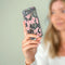 imoshion Hoesje Geschikt voor Samsung Galaxy S21 FE Hoesje Siliconen - imoshion Design hoesje - Roze / Transparant / Cherry Blossom