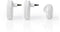Nedis DOORB222CWT2 - Draadloze Deurbelset - 36 melodieën - Wit (2 stuks)