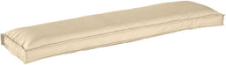 vidaXL - Ligbedkussen - voor - Bank - Beige - 150x40x8 - cm - Oxford - Stof