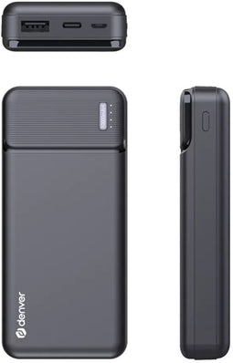 Denver PBS-10007 - Powerbank 10.000mAh - 1x USB-A uitgang - 5V 2A - 136mm