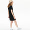 Lacoste Dames Jurk - Slimfit Polojurk - Katoen met stretch - Zwart - Maat 38