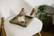 MOOISA - Marmer - Marmer bruin dienblad - Tray 30x30cm Dark emperador - rond marmer dienblad - vierkant marmer dienblad - decoratie schaal - tapasplank - serveerplank