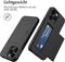imoshion Hoesje Geschikt voor iPhone 15 Pro Max Hoesje - Ruimte voor 2 pasjes - imoshion Backcover met pasjeshouder - Zwart