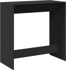 vidaXL - Bartafel - 102x50x103,5 - cm - bewerkt - hout - zwart