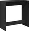vidaXL - Bartafel - 102x50x103,5 - cm - bewerkt - hout - zwart