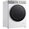 LG F4DR9537S2W - Wasdroog-combinatie - 7 kg non stop wassen & drogen - 13 kg wascapaciteit - A energieklasse