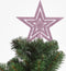 House of Seasons Plastic Kerstballen Set met Piek - 40 Stuks - Ø8 cm - Lila