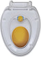 vidaXL - Toiletbrillen - met - soft-close - deksels - 2 - st - kunststof - wit - en - geel