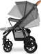Lionelo Annet Tour - Buggy 0-4 jaar - Opvouwbaar met Eén Hand - Verstelbare Rugleuning - Grijs