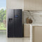 SAMSUNG RS90F65EDF RS94F Side-by-Side Koelkast 621 Liter Premium Black Steel Energieklasse D