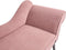 BIARRITZ - Chaise longue - Roze - Rechtszijdig - Polyester