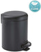 Sapho Gedy - Potty prullenbak - SoftClose - mat zwart 3 l