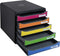 Exacompta BIG-BOX PLUS Iderama - Ladenbox 5 laden A4+ - Harlekijn mat