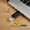 Intenso Twist Line - USB-stick 128GB - USB 3.2 Gen 1x1 - Antraciet