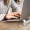iMoshion Laptop Standaard - Laptopstandaard Anti Slip - Universele Laptophouder - Aluminium - Zilver