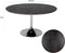 Richmond Interiors Eettafel Blackbone silver 140Ø (Black rustic)