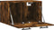 vidaXL - Wandkast - 60x36,5x35 - cm - bewerkt - hout - gerookt - eikenkleurig