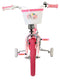 Eenhoorn Roze Kinderfiets - 35,5 cm - 3,5-5 jaar - Hand- & terugtraprem - Zijwieltjes - Verstelbaar zadel - Poppenzitje & mandje