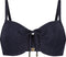 CYELL Midnight Zebra - Bikinitop met beugel - Verstelbare schouderbandjes - Donkerblauw