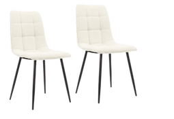 Multifurn Yerevan - Eetkamerstoel - Luxe taupe - (2 stuks)