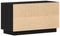 vidaXL - TV-kast - Zwart - Eiken - 80x35x45 - cm - Engineered - Hout