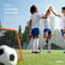 Volcan Dubbelzijdige Rebounder - Voetbal Trainingsmateriaal - 85 x 85 cm - Inclusief Grondankers - Oranje/Zwart