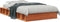 vidaXL - Bedframe - massief grenenhout - wasbruin - 100x200 cm