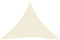 vidaXL - Zonnezeil - 160 - g/m² - 3x3x3 - m - HDPE - crèmekleurig