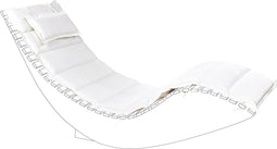 BRESCIA - Tuinkussen - Wit - 180 x 60 cm - Polyester