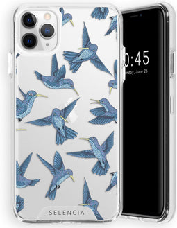 Selencia Hoesje Geschikt voor iPhone 11 Pro Max Hoesje - Selencia Zarya Fashion Extra Beschermende Backcover - Birds