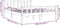 vidaXL - Bedframe - massief - hout - grijs - 135x190 - cm