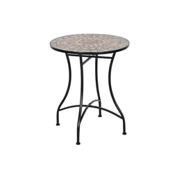 Bijzettafel Home ESPRIT Zwart Multicolour 60 x 60 x 72 cm