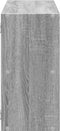vidaXL - Wandschap - 100x25x50 - cm - bewerkt - hout - grijs - sonoma - eikenkleurig