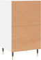 vidaXL - Dressoir - 40x35x70 - cm - bewerkt - hout - wit
