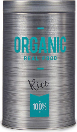 Tin Cirkelvormig Grijs Blik (10,8 x 18 x 10,8 cm)