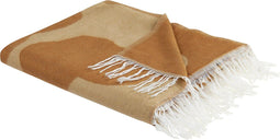 BANGRE - Plaid - Oranje - 130 x 170 cm - Polyester