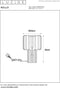 Lucide ROLLO - Tafellamp - 1xE27 - Vilt - Terracotta - L.24 x B.24 x H.35 cm