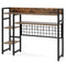 Coast Bureau-Organizer - 4 Lagen met Roosterpaneel en 6 Haken - 94 x 25 x 74 cm - Koffie