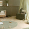 Nobodinoz Sleepover Velvet matras Olive Green