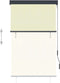 vidaXL-Rolgordijn-voor-buiten-100x250-cm-crème