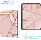 imoshion E-reader Hoesje - Geschikt voor Amazon Kindle (2022) 11th gen, Amazon Kindle (2024) - Design Sleepcover Bookcase - Pink Graphic