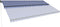 vidaXL - Luifel - handmatig - uittrekbaar - met - LED - 600x300 - cm - blauw - en - wit