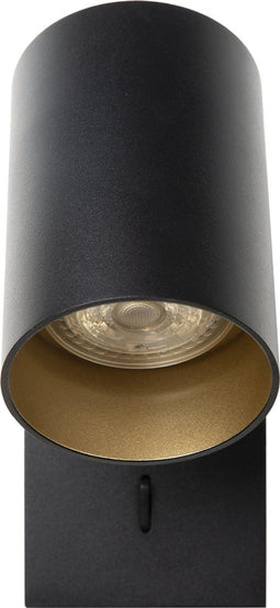 Wall light Nuo | black - gold inside