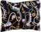 Toilettas DKD Home Decor Geel Zwart Polyester (16 x 1 x 22 cm)